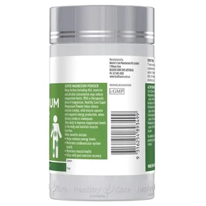 (PRE ORDER) Healthy Care Super Magnesium Raspberry Powder 200g shelf life 2yrs